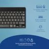 Ergonomická klávesnica R-Go Tools R-Go Compact Break, kompaktná klávesnica so softvérom na prestávky, AZERTY (FR), Bluetooth, čierna