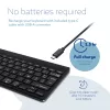 Ergonomická klávesnica R-Go Tools R-Go Compact Break, kompaktná klávesnica so softvérom na prestávky, AZERTY (FR), Bluetooth, čierna