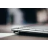 BakkerElkhuizen UltraBoard 950 BE Azerty, Mini, káblová, USB, nožnicové spínače, AZERTY, svetlosivá, biela