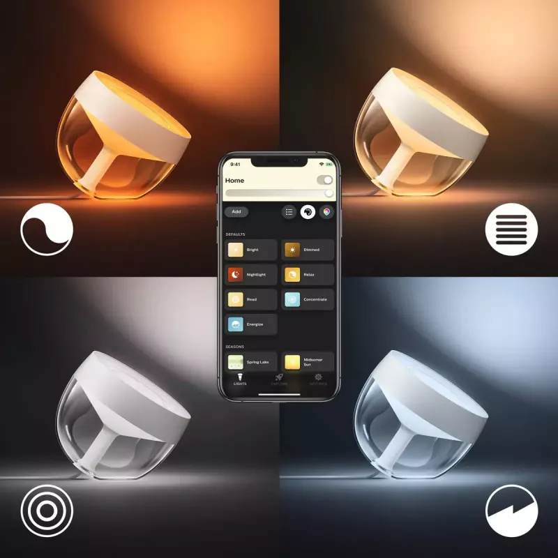 Inteligentná stolná lampa Philips Hue White and Colour Ambience Iris
