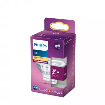 LED svetlo Philips Spot MR16 GU5.3 4,4W (345 lm) 2700K teplá biela, CRI 80, 36° uhol vyžarovania