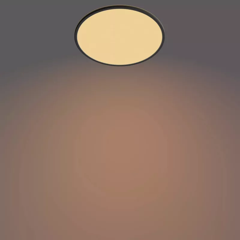 Stropné svietidlo Philips Functional Super slim 22 W čierna LED okrúhle