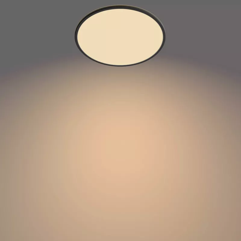 Stropné svietidlo Philips Functional Super slim 22 W čierna LED okrúhle