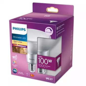 Philips Reflector 100W PAR38 E27, 13 W, 100 W, E27, 1000 lm, 25000 h, teplá biela