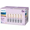 Philips Filament Bulb Frosted 60W A60 E27 x6, 7 W, 60 W, E27, 806 lm, 15000 h, teplá biela