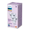 Philips reflektor 50W PAR16 GU10 x2, 4,6 W, 50 W, GU10, 355 lm, 15000 h, teplá biela