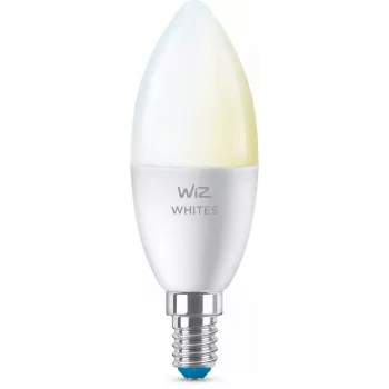 WiZ Candle 40 W C37 E14 2 kusy, inteligentná žiarovka, Wi-Fi/Bluetooth, biela, Wi-Fi 4 (802.11n), 802.11b, 802.11g, LED, E14