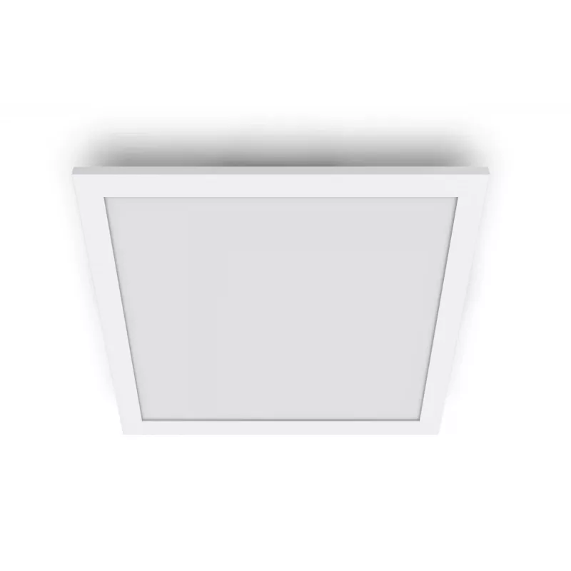 Inteligentné stropné svietidlo Signify WiZ Panel Ceiling 12 W štvorcové, 12 W, Wi‑Fi, 300×300×42 mm, biela