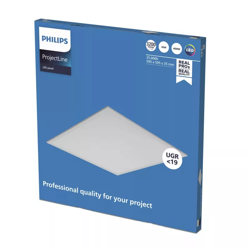 LED panel Philips OC Panel 6060 4000K biely IP20 — zabudované/stropné svietidlo 60x60 cm