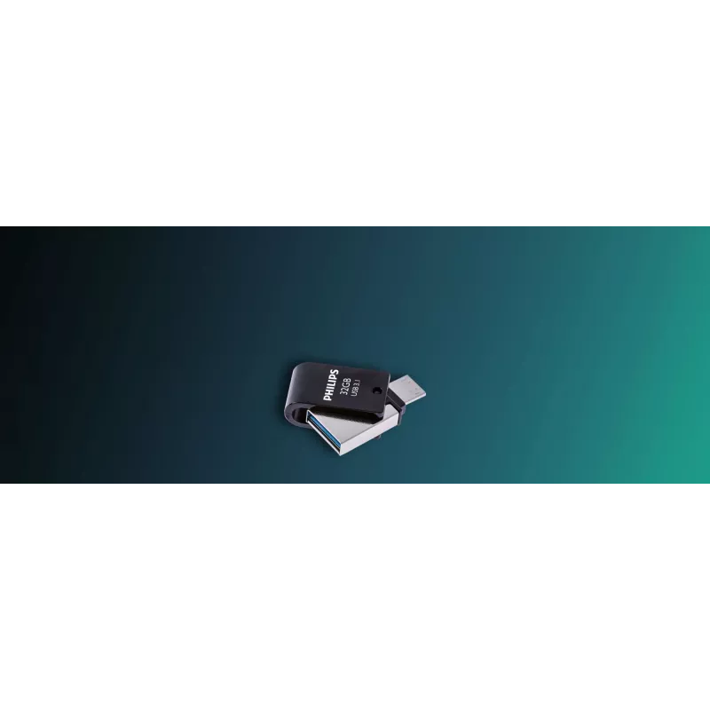 Philips FM32DC152B/00 USB kľúč 32 GB USB Type-C 3.2 Gen 1 (3.1 Gen 1) čierny