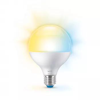 WiZ Globe 75W G95 E27, smart žiarovka, Wi-Fi/Bluetooth, biela, Wi-Fi 4 (802.11n), 802.11b, 802.11g, LED, E27