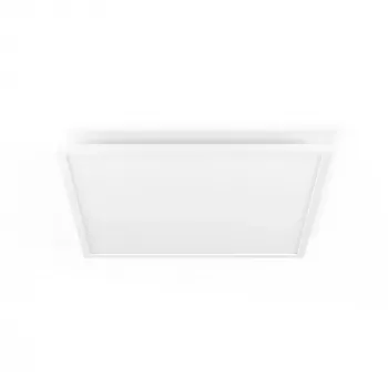Philips Aurelle štvorcové panelové svietidlo, smart stropné svietidlo, Bluetooth/Zigbee, biela, LED, hliník, variabilné