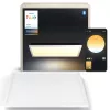 Philips Aurelle štvorcové panelové svietidlo, smart stropné svietidlo, Bluetooth/Zigbee, biela, LED, hliník, variabilné