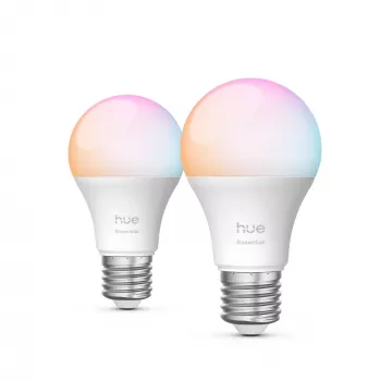 Philips Hue White and colour ambience Essential A60 – E27 smart žiarovka – 806 lm – 8W – 2-Pack