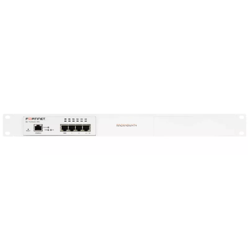 Rackmount IT 1U racková montáž pre FortiGate 30G série RM-FR-T28 — 1U, sada predných líšt