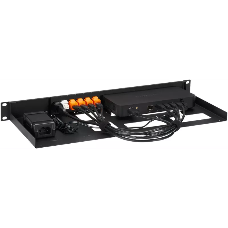 1U racková sada pre SonicWall TZ80 od rackmount it RM-SW-T14 — 1U montážna sada pre SonicWall TZ80 zariadenie