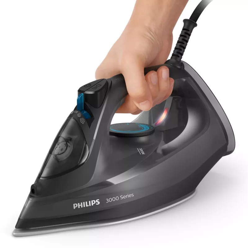 Philips 3000 series DST3041/80 parná žehlička keramická žehliaca plocha 2600 W čierna