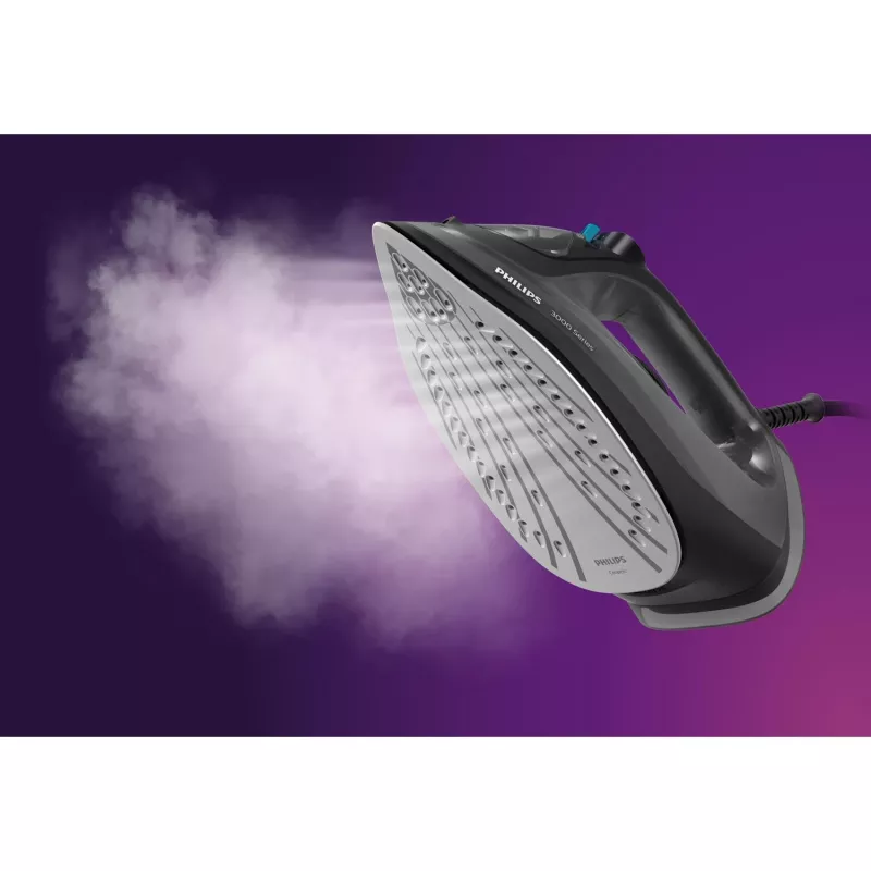 Philips 3000 series DST3041/80 parná žehlička keramická žehliaca plocha 2600 W čierna
