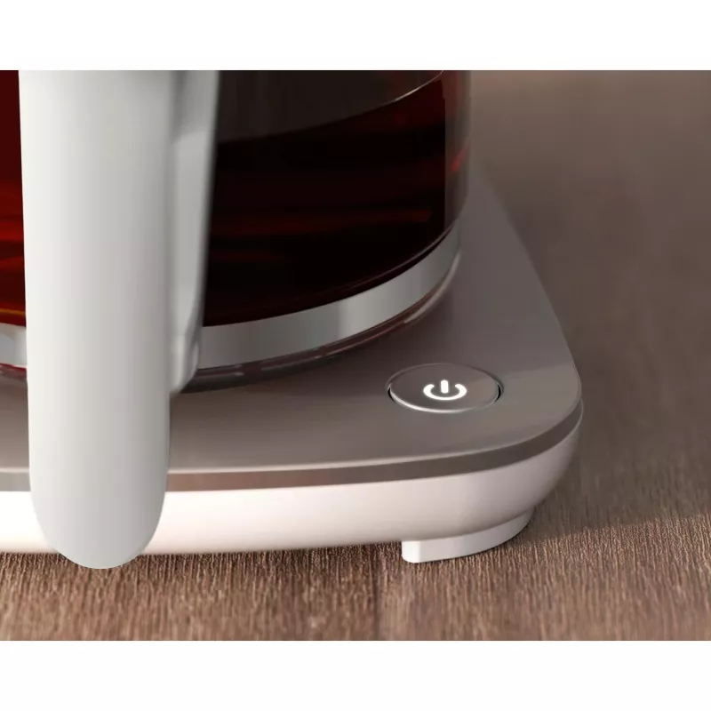 Philips Cafe Gourmet HD5416/00 kávovar na filtrovanú kávu so sklenenou kanvicou, biely