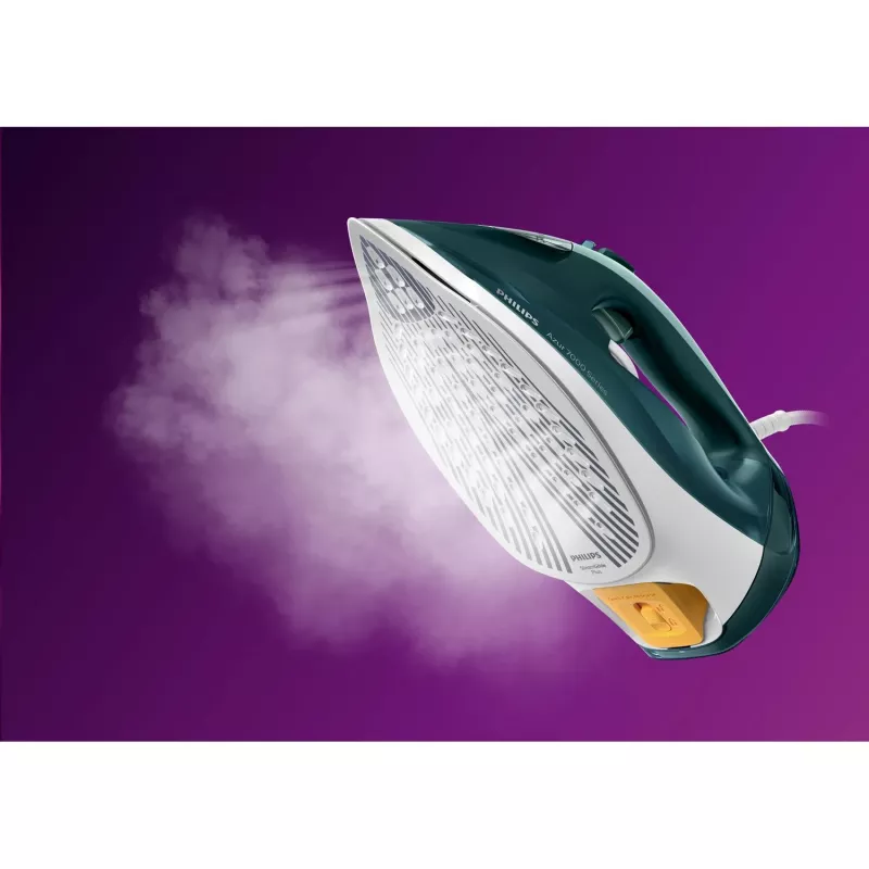Philips 7000 series DST7031/70 žehlička parná žehlička SteamGlide Plus žehliaca plocha 2800 W zelená, mätová