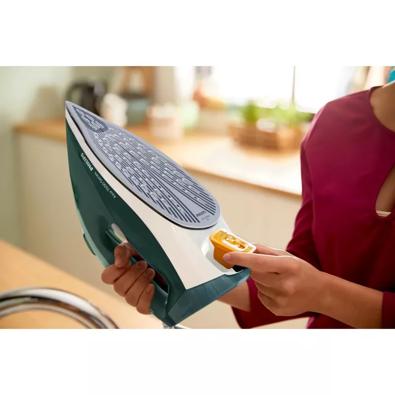Philips 7000 series DST7031/70 žehlička parná žehlička SteamGlide Plus žehliaca plocha 2800 W zelená, mätová