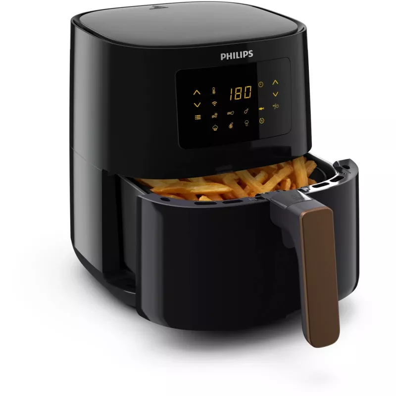 Teplovzdušná fritéza Philips HD9255/80 — 4,1 l, 1400 W, dotykové ovládanie, čierna