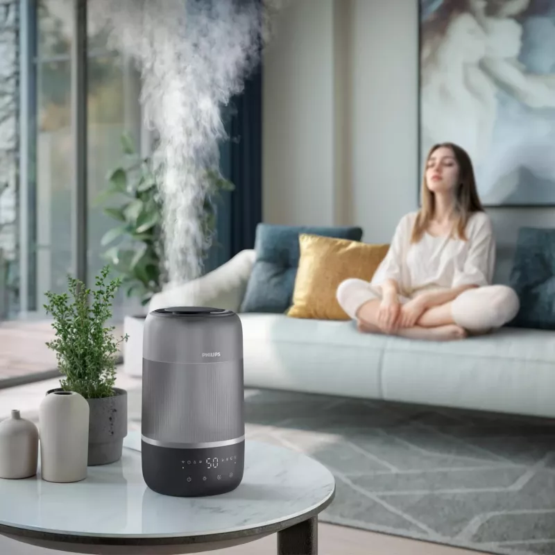 Ultrazvukový zvlhčovač vzduchu Philips HU1510/03 3L čierny 19,6W