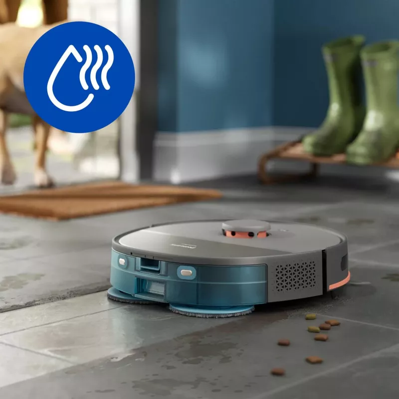 Philips XU5100/10 robotický vysávač, vrecko na prach 0,26 l, Li-Ion 4800 mAh, 200 min. výdrž, 98 mm výška