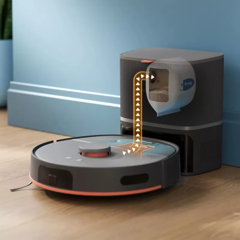 Philips XU5100/10 robotický vysávač, vrecko na prach 0,26 l, Li-Ion 4800 mAh, 200 min. výdrž, 98 mm výška