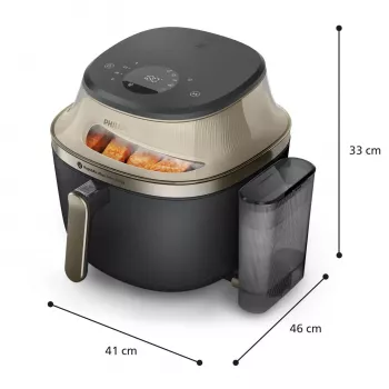 Philips 5000 series NA547/07 fritéza samostatná 7,2 l stojanové zariadenie 2000 W teplovzdušná fritéza čierna, zlatá