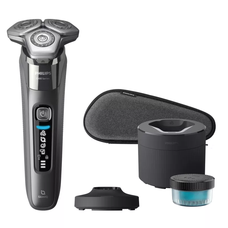 Elektrický holiaci strojček Philips SHAVER Series 8000 S8697/55 na mokré a suché holenie chróm