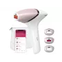 IPL zariadenie na odstraňovanie chĺpkov Philips Lumea 9000 Series BRI955/01 — SenseIQ, batéria, zlatá/biela, celá noha 8,5 min.