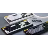 HATOR Icefall klávesnica herná USB QWERTY US English biela Full-Size RGB LED