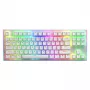 HATOR Gravity X TKL klávesnica herná USB QWERTY US English biela