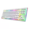 HATOR Gravity X TKL klávesnica herná USB QWERTY US English biela