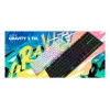 HATOR Gravity X TKL klávesnica herná USB QWERTY US English biela