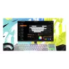 HATOR Gravity TKL klávesnica herná USB QWERTY US English biela