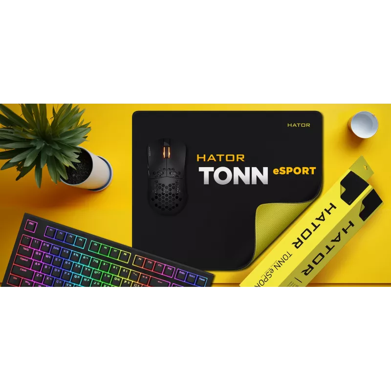 HATOR Tonn eSport podložka pod myš herná čierna
