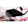 HATOR Pulsar 3, čierna – optické žlté 100M spínače PixArt PMW 3311 (HTM610)