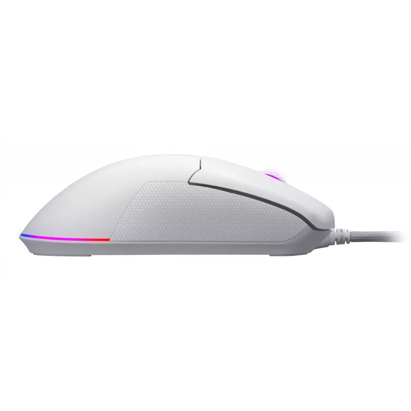Myš HATOR Pulsar 3 optická žltá 12000 DPI 6 tlačidiel biela