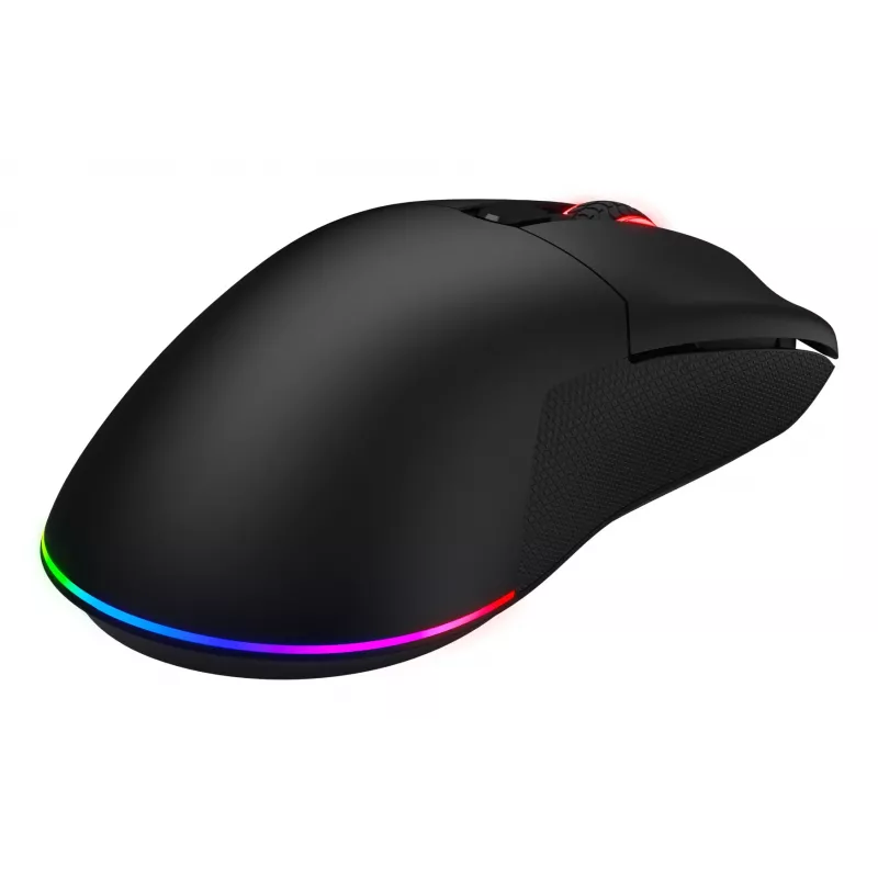 HATOR Pulsar 3 Wireless, čierna - optické žlté 100M spínače PixArt PMW 3311 (HTM630)