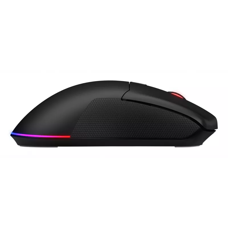 HATOR Pulsar 3 Wireless, čierna - optické žlté 100M spínače PixArt PMW 3311 (HTM630)