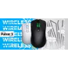 HATOR Pulsar 3 Wireless, čierna - optické žlté 100M spínače PixArt PMW 3311 (HTM630)