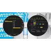 HATOR Pulsar 3 Wireless, čierna - optické žlté 100M spínače PixArt PMW 3311 (HTM630)