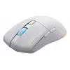 HATOR Pulsar 3 Wireless, biela - optické žlté 100M spínače PixArt PMW 3311 (HTM631)