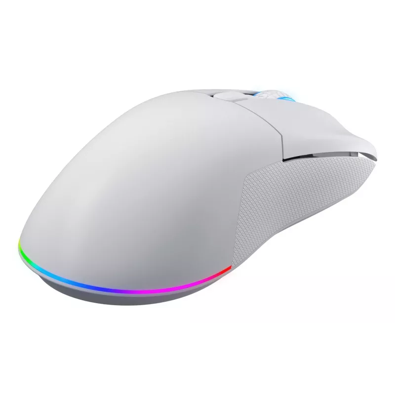 HATOR Pulsar 3 Wireless, biela - optické žlté 100M spínače PixArt PMW 3311 (HTM631)