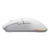 HATOR Pulsar 3 Wireless, biela - optické žlté 100M spínače PixArt PMW 3311 (HTM631)