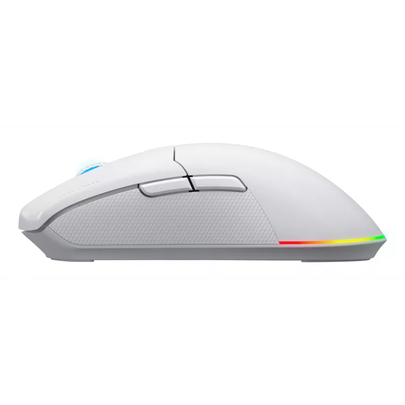 HATOR Pulsar 3 Wireless, biela - optické žlté 100M spínače PixArt PMW 3311 (HTM631)