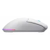 HATOR Pulsar 3 Wireless, biela - optické žlté 100M spínače PixArt PMW 3311 (HTM631)