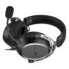 HATOR HYPERGANG 3 Hi-Res headset káblový s hlavovým mostom herný USB Type-C / USB Type-A čierny
